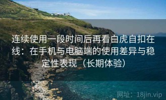 连续使用一段时间后再看白虎自扣在线：在手机与电脑端的使用差异与稳定性表现（长期体验）