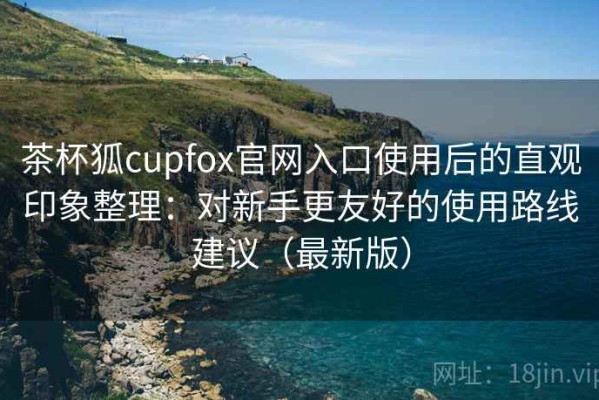 茶杯狐cupfox官网入口使用后的直观印象整理：对新手更友好的使用路线建议（最新版）