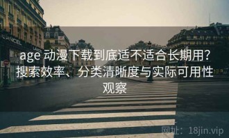 age 动漫下载到底适不适合长期用？搜索效率、分类清晰度与实际可用性观察