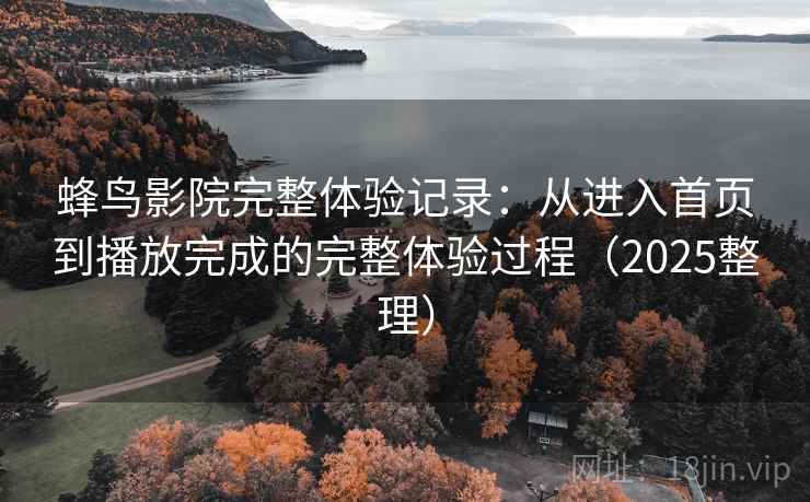 蜂鸟影院完整体验记录：从进入首页到播放完成的完整体验过程（2025整理）